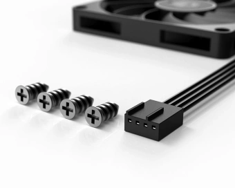 Вентилятор для корпуса ID-Cooling NO-8010-PWM 80х80x10 черный 4-pin 27.8дБ Ret - купить недорого с доставкой в интернет-магазине
