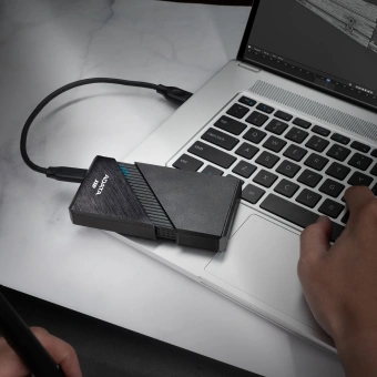 Накопитель SSD A-Data USB-C 4.0 4TB SE920-4TCBK SE920 2.5" черный - купить недорого с доставкой в интернет-магазине