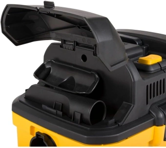Строительный пылесос DeWalt DXV23G 1100Вт (уборка: сухая/влажная/выдув/сбор воды) желтый - купить недорого с доставкой в интернет-магазине