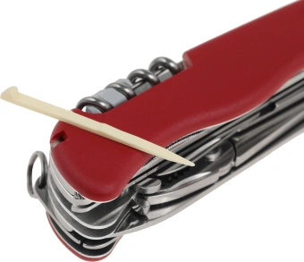 Нож перочинный Victorinox Work Champ (0.8564) 111мм 21функц. красный карт.коробка - купить недорого с доставкой в интернет-магазине
