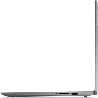 Ноутбук Lenovo IdeaPad Slim 3 15AMN8 Ryzen 5 7520U 8Gb SSD256Gb AMD Radeon 610M 15.6" TN FHD (1920x1080) noOS grey WiFi BT Cam (82XQ0006RK) - купить недорого с доставкой в интернет-магазине