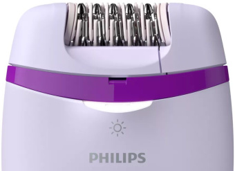 Эпилятор Philips BRE275/00 скор.:2 насад.:3 от электр.сети сиреневый/фиолетовый - купить недорого с доставкой в интернет-магазине