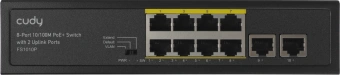 Коммутатор Cudy FS1010P (L2) 10x100Мбит/с 8PoE+ 120W неуправляемый - купить недорого с доставкой в интернет-магазине