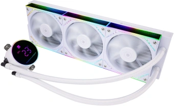 Система водяного охлаждения Thermalright Frozen Magic 360 Digital V2 ARGB Soc-AM5/AM4/1200/1700/1851 белый 4-pin 28.2dB Al LCD Ret (F-MAGIC-360-DIGITAL-WH-ARGB-V2) - купить недорого с доставкой в интернет-магазине