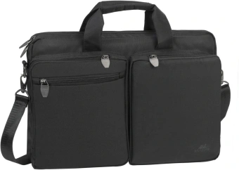 Сумка для ноутбука 16" Riva 8530 черный полиэстер (8530 BLACK) - купить недорого с доставкой в интернет-магазине