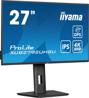 Монитор Iiyama 27" ProLite XUB2792UHSU-B6 черный IPS LED 16:9 HDMI M/M матовая HAS Piv 1300:1 350cd 178гр/178гр 3840x2160 60Hz DP 4K USB 6.3кг - купить недорого с доставкой в интернет-магазине
