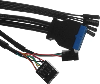 Корпус Azza Cove черный без БП ATX 6x120mm 2x140mm 1xUSB2.0 1xUSB3.0 audio bott PSU - купить недорого с доставкой в интернет-магазине