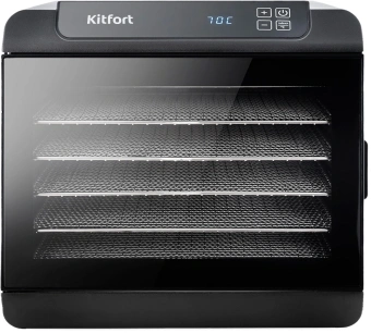 Сушка для фруктов и овощей Kitfort КТ-1904 18под. 500Вт черный - купить недорого с доставкой в интернет-магазине