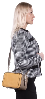 Сумка женская Piquadro Circle BD6656W92/GBE желтая/бежевая натур.кожа - купить недорого с доставкой в интернет-магазине