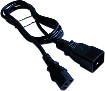 Шнур питания Lanmaster LAN-PP13/20-0.5-BK C13-C20 проводник.:3x0.75мм2 0.5м 220В (упак.:1шт) черный - купить недорого с доставкой в интернет-магазине