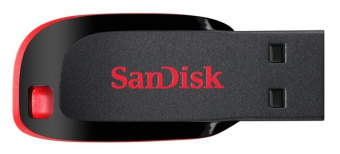 Флеш Диск Sandisk 16GB Cruzer Blade SDCZ50-016G-B35 USB2.0 черный - купить недорого с доставкой в интернет-магазине
