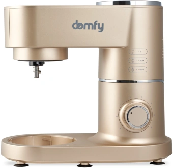 Миксер планетарный Domfy DSC-KM301 1200Вт золотистый - купить недорого с доставкой в интернет-магазине