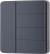 Умный выключатель Aqara Z1 Pro ZNQBKG43LM 2-хкл. графитовый (ZNQBKG43LM_GR) - купить недорого с доставкой в интернет-магазине