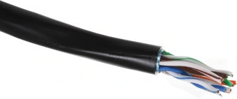 Кабель информационный Lanmaster TWT-5EFTP-XS-OUT кат.5E FTP 4 пары 24AWG PE внешний 305м черный - купить недорого с доставкой в интернет-магазине