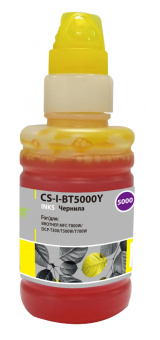 Чернила Cactus CS-I-BT5000Y желтый 100мл для Brother DCP-T300/T500W/T700W/MFC-T800W - купить недорого с доставкой в интернет-магазине