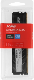 Память DDR4 16GB 3200MHz A-Data AX4U320016G16A-SBKD35 XPG Gammix D35 RTL Gaming PC4-25600 CL16 DIMM 288-pin 1.35В dual rank с радиатором Ret - купить недорого с доставкой в интернет-магазине