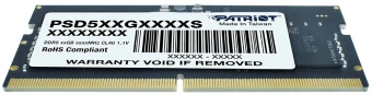 Память DDR5 8GB 5600MHz Patriot PSD58G560041S Signature Line RTL PC5-44800 CL46 SO-DIMM 262-pin 1.1В single rank Ret - купить недорого с доставкой в интернет-магазине