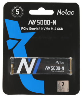 Накопитель SSD Netac PCIe 4.0 x4 2TB NT01NV5000N-2T0-E4X NV5000-N M.2 2280 - купить недорого с доставкой в интернет-магазине