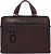 Деловая сумка Piquadro Harper CA4098AP/TM с отделением для ноутбука 14" темно-коричневая натур.кожа