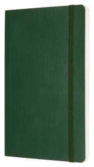 Блокнот Moleskine CLASSIC SOFT QP617K15 Large 130х210мм 192стр. клетка мягкая обложка зеленый - купить недорого с доставкой в интернет-магазине