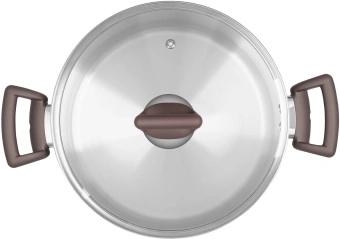 Кастрюля Rondell Fest RDS-1322 2.8л. d=20см (с крышкой) стальной - купить недорого с доставкой в интернет-магазине