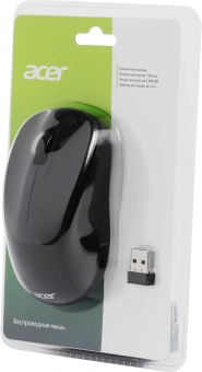Мышь Acer OMR302 черный оптическая 1200dpi беспров. USB 3but (ZL.MCECC.01X) - купить недорого с доставкой в интернет-магазине