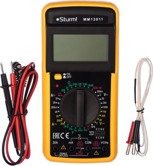 Мультиметр Sturm! MM12011 - купить недорого с доставкой в интернет-магазине