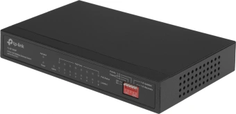 Коммутатор TP-Link TL-SF1009P 9x100Мбит/с 8PoE+ 65W неуправляемый - цена, купить или заказать с доставкой в интернет-магазине Коммутатор TP-Link TL-SF1009P 9x100Мбит/с 8PoE+ 65W неуправляемый - купить недорого с доставкой в интернет-магазине