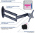 Кронштейн для телевизора Kromax TECHNO-11 черный 10"-32" макс.15кг настенный поворот и наклон - цена, купить или заказать с доставкой в интернет-магазине Кронштейн для телевизора Kromax TECHNO-11 черный 10"-32" макс.15кг настенный поворот и наклон - купить недорого с доставкой в интернет-магазине