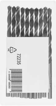 Сверло Сибртех 72235 по металлу Д=3.5мм Дл=70мм (10пред.) для дрелей - купить недорого с доставкой в интернет-магазине