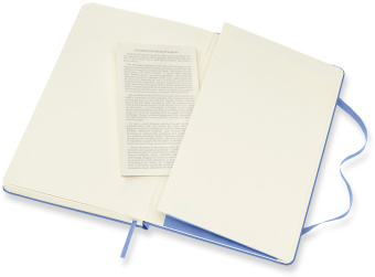 Блокнот Moleskine CLASSIC QP060B42 Large 130х210мм 240стр. линейка твердая обложка голубая гортензия - купить недорого с доставкой в интернет-магазине