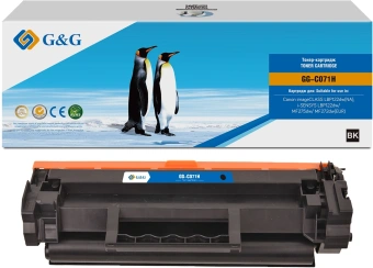 Картридж лазерный G&G GG-C071H 071H черный (2500стр.) для Canon imageCLASS LBP122dw(NA)/i-SENSYS LBP122dw/MF275dw/MF272dw(EUR) - купить недорого с доставкой в интернет-магазине