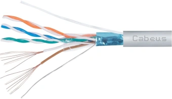 Кабель Cabeus FTP-4P-CAT.5E-PATCH-LSZH-GY кат.5E F/UTP 4 пары LSZH внутренний 305м серый - купить недорого с доставкой в интернет-магазине