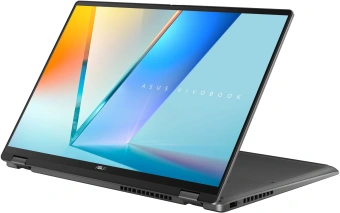 Ноутбук Asus Vivobook 16 Flip TP3607AA-SI086W Core Ultra 7 355 32Gb SSD1Tb Intel Graphics 16" OLED Touch WUXGA (1920x1200) Windows 11 Home grey WiFi BT Cam (90NB17B1-M005K0) - купить недорого с доставкой в интернет-магазине