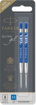 Стержень гелевый Parker Z10 (1950364) M 0.7мм синие чернила для ручек шариковых блистер (2шт) - купить недорого с доставкой в интернет-магазине