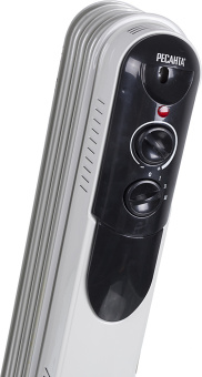 Радиатор масляный Ресанта ОМПТ- 5Н 1000Вт белый - купить недорого с доставкой в интернет-магазине