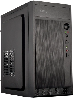 Корпус KingPrice KPCC-MN211 черный без БП mATX 1x80mm 2x120mm 2xUSB2.0 audio - купить недорого с доставкой в интернет-магазине