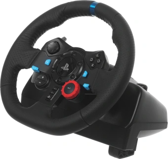 Руль Logitech G29 14кноп. (с педалями) черный - купить недорого с доставкой в интернет-магазине