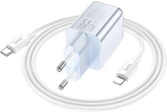 Сетевое зар./устр. Hoco N47 Glorious 30W 3A (PD) белый (PD30W 35363) - купить недорого с доставкой в интернет-магазине
