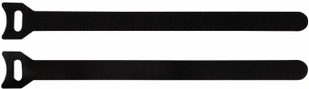 Хомут-липучка Lanmaster LAN-VCM180-BK 180x12мм (упак:20шт) нейлон/полиэтилен внутри помещений черный - купить недорого с доставкой в интернет-магазине