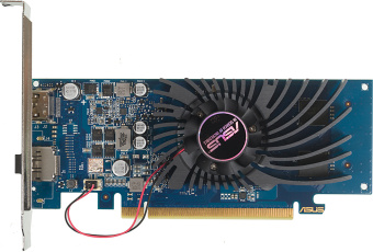 Видеокарта Asus PCI-E 3.0 GT1030-2G-BRK NVIDIA GeForce GT 1030 2Gb 64bit GDDR5 1228/6008 HDMIx1 DPx1 HDCP Ret low profile - купить недорого с доставкой в интернет-магазине