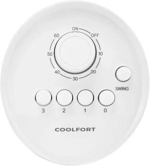 Вентилятор напольный Coolfort CF-2008 55Вт скоростей:3 белый - купить недорого с доставкой в интернет-магазине