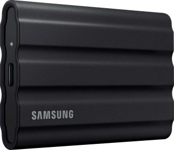 Накопитель SSD Samsung Original USB-C 4TB MU-PE4T0S/WW Shield T7 1.8" черный - купить недорого с доставкой в интернет-магазине