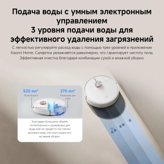 Пылесос-робот Xiaomi S40 140Вт белый - купить недорого с доставкой в интернет-магазине