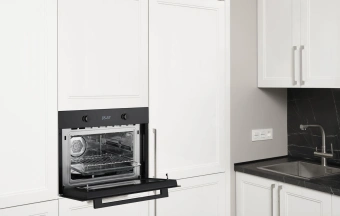Духовой шкаф Электрический Weissgauff OE 449 PDB Black Edition черный - купить недорого с доставкой в интернет-магазине