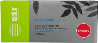 Картридж лазерный Cactus CS-TK5290C TK-5290C голубой (13000стр.) для Kyocera Ecosys P7240cdn - купить недорого с доставкой в интернет-магазине