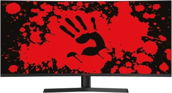 Монитор Bloody 34" MN340W черный VA LED 1ms 21:9 HDMI M/M матовая HAS Piv 300cd 178гр/178гр 3440x1440 180Hz FreeSync DP UW USB 5.7кг - купить недорого с доставкой в интернет-магазине
