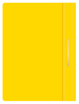 Папка-скоросшиватель Buro -PSE20BU/YEL A4 прозрач.верх.лист пластик желтый 0.11/0.13 - купить недорого с доставкой в интернет-магазине