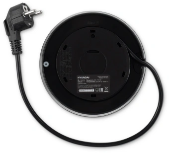 Чайник электрический Hyundai HYK-G3013 1.0л. 1100Вт белый/черный корпус: стекло - купить недорого с доставкой в интернет-магазине