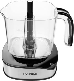Соковыжималка цитрусовая Hyundai HY-JC4123 30Вт рез.сок.:1200мл. черный/нержавеющая сталь - купить недорого с доставкой в интернет-магазине